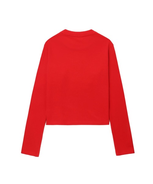 A BATHING APE(アベイシングエイプ)の「BABY DOPPY BADGE LONG SLEEVE T-SHIRT(Tシャツ/カットソー・レディース・ネイビー/ホワイト/レッド・X-SMALL/SMALL)」の6枚目の写真
