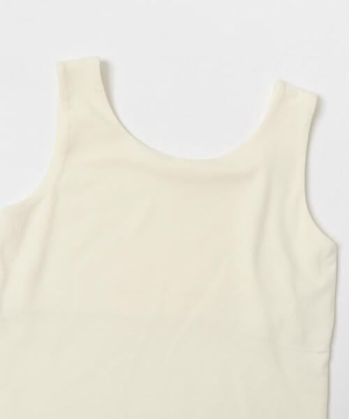 KBF（ケイビーエフ）の「ピーチスキン2WAYタンクトップ（タンクトップ・レディース・ブラック/チャコールグレー/オフホワイト・ONE）」の9枚目の写真