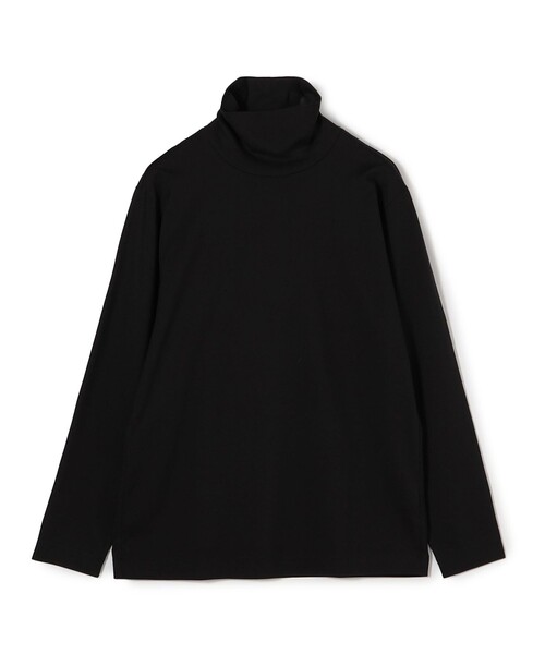 TOMORROWLAND (トゥモローランド)の「60/3スビンコットン タートルネック ロングスリーブカットソー(Tシャツ/カットソー・メンズ・ホワイト/ライトブラウン/チャコールグレー/ブルー・M/S/L)」の2枚目の写真