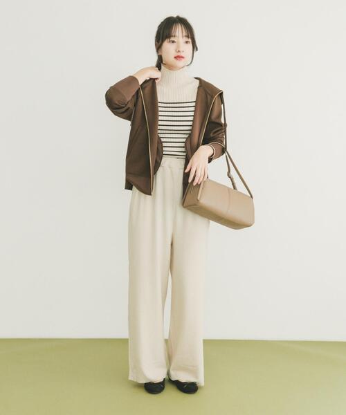 ITEMS URBANRESEARCH（アイテムズ アーバンリサーチ）の「ダンボールジップパーカー（パーカー・レディース・ブラウン/ブラック/グレー・FREE）」の15枚目の写真