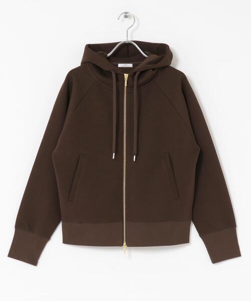 ITEMS URBANRESEARCH（アイテムズ アーバンリサーチ）の「ダンボールジップパーカー（パーカー・レディース・ブラウン/ブラック/グレー・FREE）」の17枚目の写真