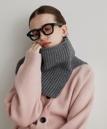 プリーツプリーズ スヌード グレー プリーツプリーズ PLEATS PLEASE 16AW 日本製 OH TUBE リブ