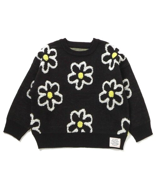 BREEZE（ブリーズ）の「【ジュニア対応】バラエティーニット（ニット/セーター・キッズ・ピンク/ブラック/オフホワイト/グレー・120/90/100/140）」の8枚目の写真