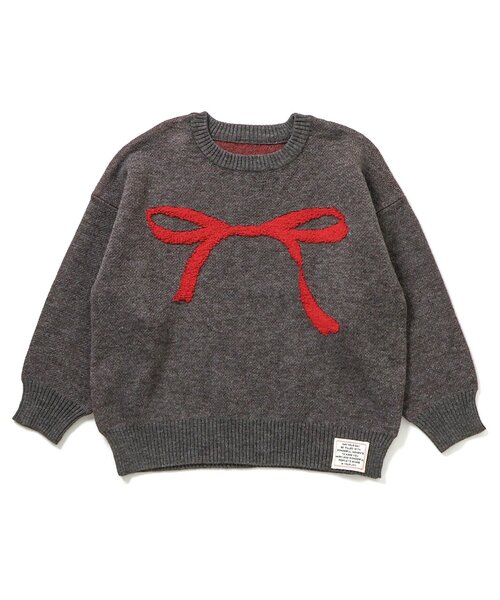 BREEZE（ブリーズ）の「【ジュニア対応】バラエティーニット（ニット/セーター・キッズ・ピンク/ブラック/オフホワイト/グレー・120/90/100/140）」の12枚目の写真