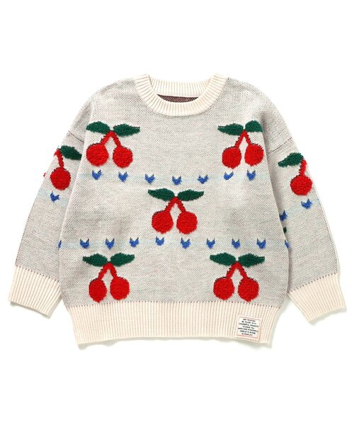 BREEZE（ブリーズ）の「【ジュニア対応】バラエティーニット（ニット/セーター・キッズ・ピンク/ブラック/オフホワイト/グレー・120/90/100/140）」の13枚目の写真