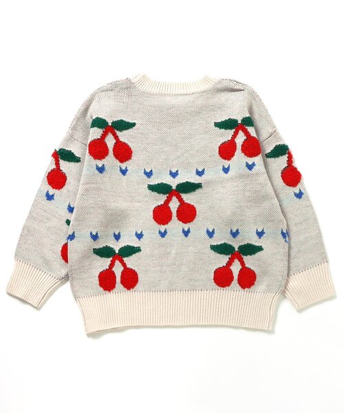 BREEZE（ブリーズ）の「【ジュニア対応】バラエティーニット（ニット/セーター・キッズ・ピンク/ブラック/オフホワイト/グレー・120/90/100/140）」の15枚目の写真