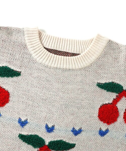 BREEZE（ブリーズ）の「【ジュニア対応】バラエティーニット（ニット/セーター・キッズ・ピンク/ブラック/オフホワイト/グレー・120/90/100/140）」の18枚目の写真