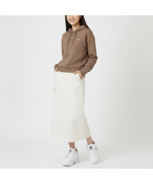 FILA（フィラ）の「Padded Long Skirt（スカート・レディース・ミント/クリーム/チャコールグレー・L/M/S/XS）」の2枚目の写真