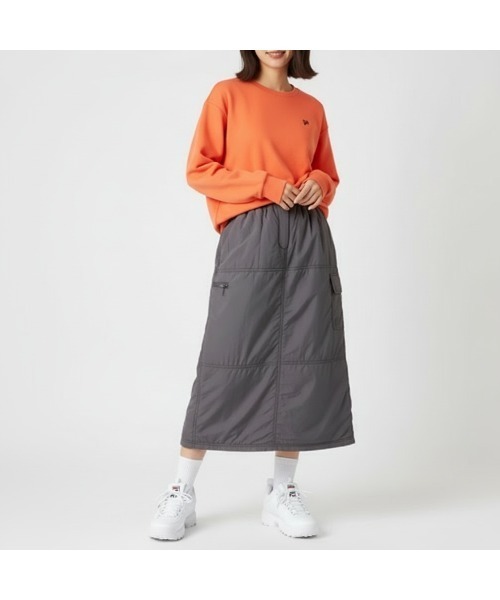 FILA（フィラ）の「Padded Long Skirt（スカート・レディース・ミント/クリーム/チャコールグレー・L/M/S/XS）」の7枚目の写真