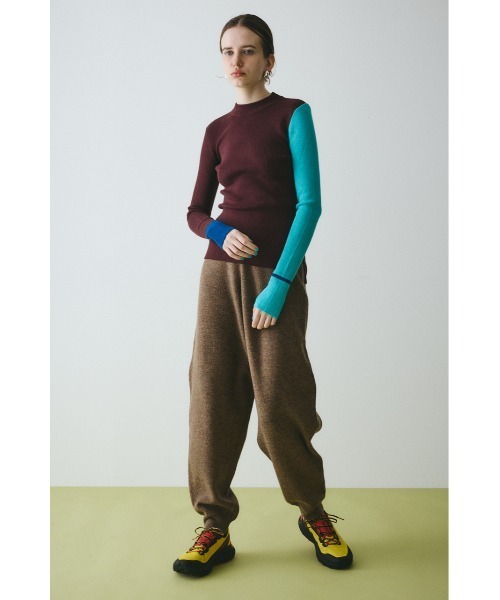 HeRIN.CYE（ヘリンドットサイ）の「Nep cocoon knit pants　　ネップコクーンニットパンツ（その他パンツ・レディース・ネイビー/ブラウン/グレー・36/38）」の18枚目の写真