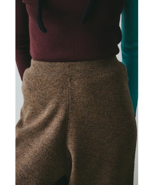 HeRIN.CYE（ヘリンドットサイ）の「Nep cocoon knit pants　　ネップコクーンニットパンツ（その他パンツ・レディース・ネイビー/ブラウン/グレー・36/38）」の21枚目の写真