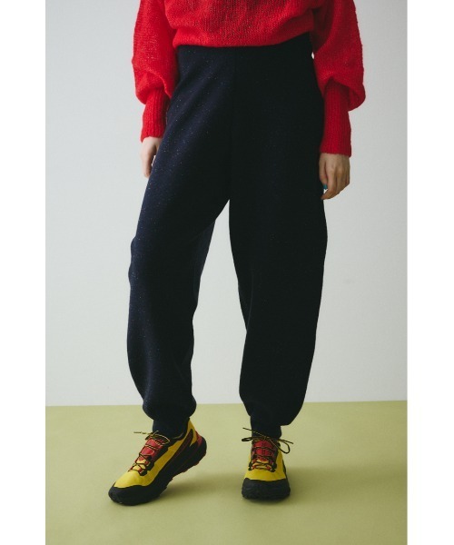 HeRIN.CYE（ヘリンドットサイ）の「Nep cocoon knit pants　　ネップコクーンニットパンツ（その他パンツ・レディース・ネイビー/ブラウン/グレー・36/38）」の8枚目の写真