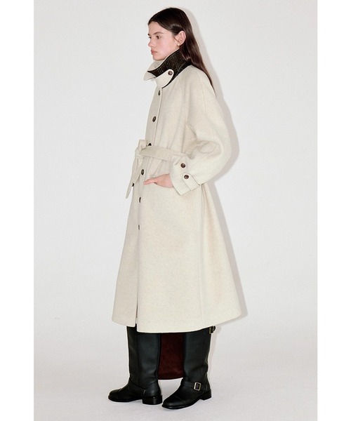 fano studios ベージュ Fano Studios」 ノーカラージャケット M ベージュ レディース