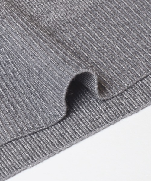 coca（coca）（コカ）の「【WEB限定セール】タートルニットワンピース（チュニック・レディース・グレー/ブラック・L/M/S）」の13枚目の写真