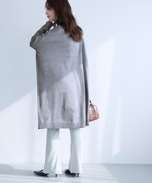 coca（coca）（コカ）の「【WEB限定セール】タートルニットワンピース（チュニック・レディース・グレー/ブラック・L/M/S）」の20枚目の写真