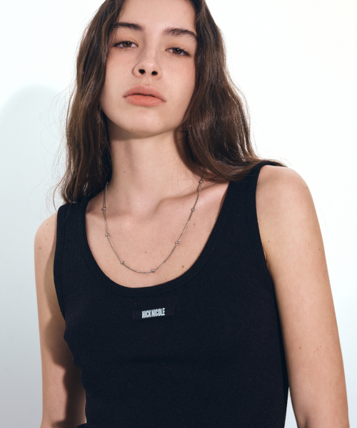 NICK&NICOLE(ニックアンドニコール)の「NICOLE MULTI FRILL SLEEVELESS TOP_BLACK(Tシャツ/カットソー・レディース・ブラック・FREE)」の2枚目の写真