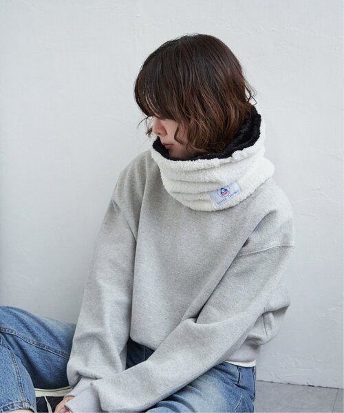 GERRY(ジェリー)の「GERRY ボアネックウォーマー(マフラー・メンズ・ブラック/オフホワイト/グレー・FREE)」の11枚目の写真