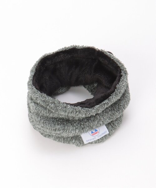 GERRY(ジェリー)の「GERRY ボアネックウォーマー(マフラー・メンズ・ブラック/オフホワイト/グレー・FREE)」の7枚目の写真