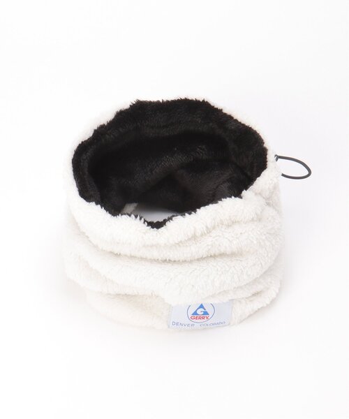 GERRY(ジェリー)の「GERRY ボアネックウォーマー(マフラー・メンズ・ブラック/オフホワイト/グレー・FREE)」の8枚目の写真