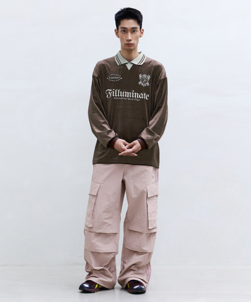F.ILLUMINATE(フィルミネイト)の「ベルベットカラー ロングスリーブ-スカイブルー(ポロシャツ・レディース・その他・SMALL/MEDIUM/LARGE)」の7枚目の写真
