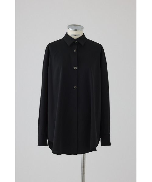 RIM.ARK(リムアーク)の「Synthetic leather tie SH シンセティックレザータイシャツ(シャツ/ブラウス・レディース・ライトブラウン/ブラック・FREE)」の6枚目の写真