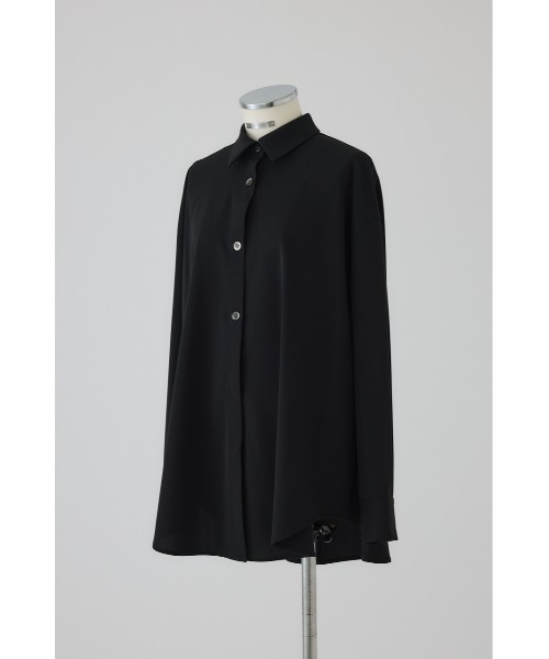 RIM.ARK(リムアーク)の「Synthetic leather tie SH シンセティックレザータイシャツ(シャツ/ブラウス・レディース・ライトブラウン/ブラック・FREE)」の7枚目の写真