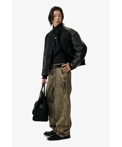 MUSINSA STANDARD（ムシンサスタンダード）の「リラックスドタートルネック長袖Tシャツ[ブラック]（Tシャツ/カットソー・メンズ・その他・SMALL/MEDIUM/LARGE/X-LARGE/XX-LARGE/XXX-LARGE）」の22枚目の写真