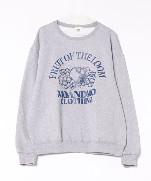 FRUIT OF THE LOOM（フルーツオブザルーム）の「FTL MAMC x FTL CREWNECK SWEAT（スウェット・メンズ・ブラック/グレー/ネイビー・S/M/L/XL）」の2枚目の写真