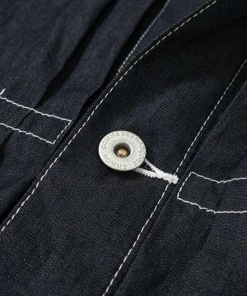 COMME des GARCONS HOMME(コム デ ギャルソン・オム)の「COTTON LIGHT OUNCE DENIM JACKET(デニムジャケット・メンズ・ネイビー・XS/S/M/L)」の3枚目の写真