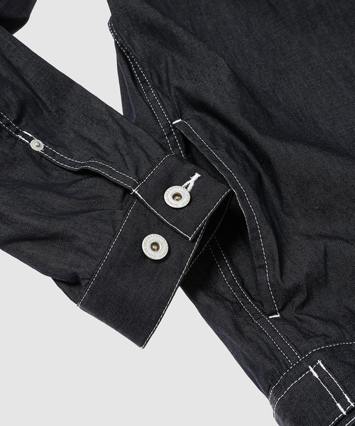 COMME des GARCONS HOMME(コム デ ギャルソン・オム)の「COTTON LIGHT OUNCE DENIM JACKET(デニムジャケット・メンズ・ネイビー・XS/S/M/L)」の4枚目の写真