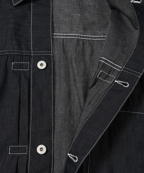 COMME des GARCONS HOMME(コム デ ギャルソン・オム)の「COTTON LIGHT OUNCE DENIM JACKET(デニムジャケット・メンズ・ネイビー・XS/S/M/L)」の6枚目の写真