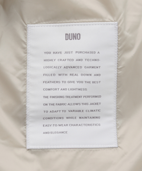 Noble（ノーブル）の「《WEB・一部店舗限定追加》DUNO/デュノ JULIA(ジュリア)（ダウンジャケット/コート・レディース・ブラック/ホワイト・SMALL/MEDIUM/LARGE）」の11枚目の写真