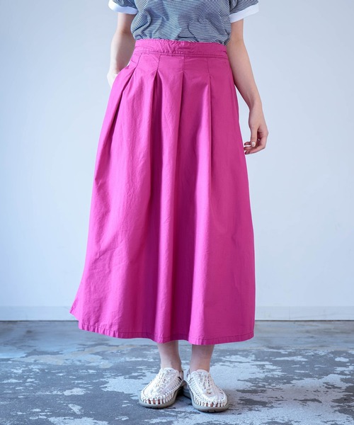 D.M.G / ディーエムジー] タイプライター タックフレアスカート