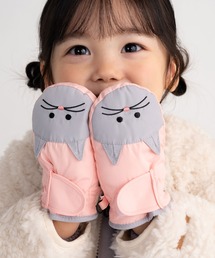 stample（スタンプル）の「【防水】ベビーアニマル柄ミトン（手袋）」