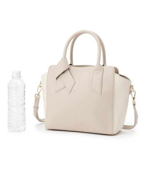 grove(グローブ)の「【人間工学】ノットハンドル2WAYトート(トートバッグ・レディース・ブラック/ナチュラル/ライトグレー系4/サックスブルー系4・00)」の13枚目の写真