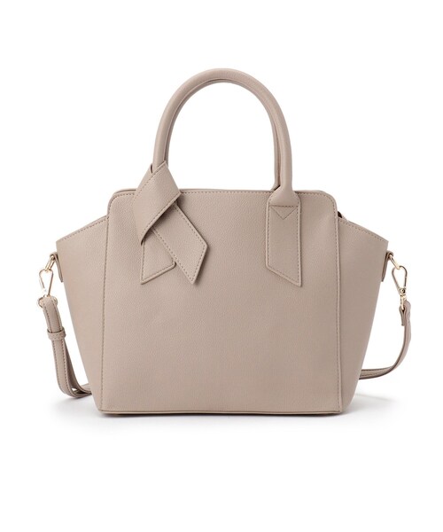 grove(グローブ)の「【人間工学】ノットハンドル2WAYトート(トートバッグ・レディース・ブラック/ナチュラル/ライトグレー系4/サックスブルー系4・00)」の15枚目の写真