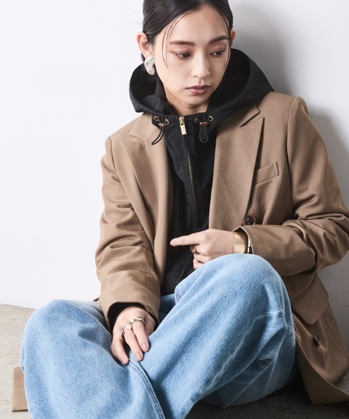 CHIC STYLE（シックスタイル）の「綿100％ワイドルーズデニムパンツ＜大きいサイズ有＞シックスタイル（デニムパンツ・レディース・ブルー系/ネイビー系・68/70/73/76/80/84/88/92/96/98/106）」の18枚目の写真