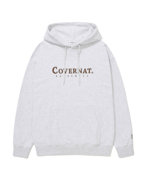 COVERNAT(カバーナット)の「アセンティックロゴフードパーカー ヘザーグレー(パーカー・レディース・その他・LARGE/SMALL/MEDIUM/X-LARGE/XX-LARGE)」の1枚目の写真