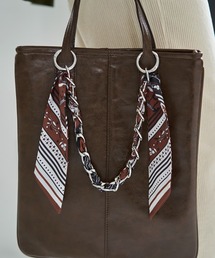 STYLE DELI | スカーフチェーンWリングチャーム(ネックレス)