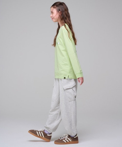 KRIFF MAYER Kid's Collection(クリフメイヤーキッズコレクション)の「UVカットさらロンT(メジェド様)(Tシャツ/カットソー・キッズ・ブラック/ライム/ブルー/グレー・130/120/170/160/150/140)」の7枚目の写真