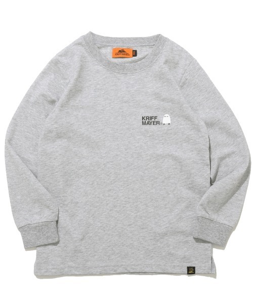 KRIFF MAYER Kid's Collection(クリフメイヤーキッズコレクション)の「UVカットさらロンT(メジェド様)(Tシャツ/カットソー・キッズ・ブラック/ライム/ブルー/グレー・130/120/170/160/150/140)」の9枚目の写真