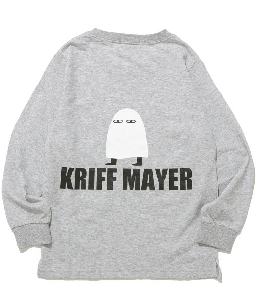 KRIFF MAYER Kid's Collection(クリフメイヤーキッズコレクション)の「UVカットさらロンT(メジェド様)(Tシャツ/カットソー・キッズ・ブラック/ライム/ブルー/グレー・130/120/170/160/150/140)」の10枚目の写真