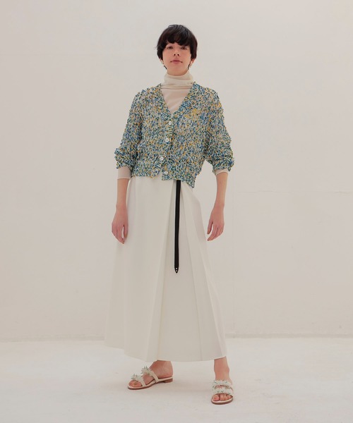 DRESSLAVE（ドレスレイブ）の「ponpon mesh cardigan(ポップコーンメッシュカーディガン)（カーディガン/ボレロ・レディース・ブルー/パープル・38）」の8枚目の写真