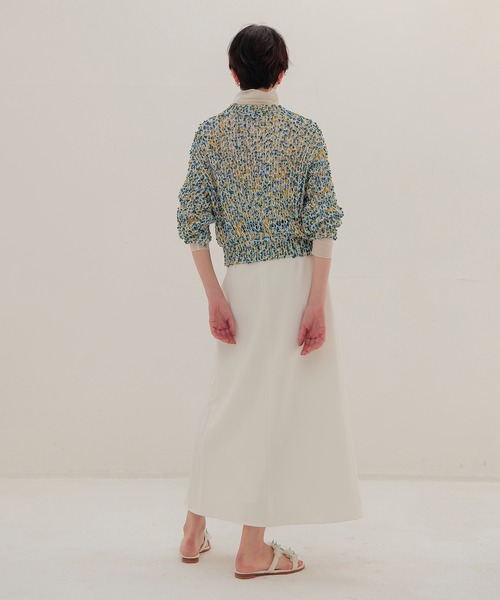 DRESSLAVE（ドレスレイブ）の「ponpon mesh cardigan(ポップコーンメッシュカーディガン)（カーディガン/ボレロ・レディース・ブルー/パープル・38）」の10枚目の写真