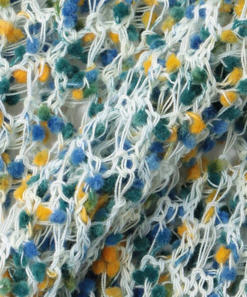 DRESSLAVE（ドレスレイブ）の「ponpon mesh cardigan(ポップコーンメッシュカーディガン)（カーディガン/ボレロ・レディース・ブルー/パープル・38）」の14枚目の写真