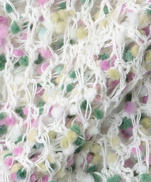 DRESSLAVE（ドレスレイブ）の「ponpon mesh cardigan(ポップコーンメッシュカーディガン)（カーディガン/ボレロ・レディース・ブルー/パープル・38）」の15枚目の写真