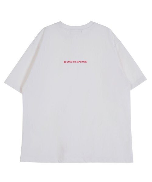 ASTRAL PROJECTION（アストラルプロジェクション）の「フロントシュター ラウンドネック 40番手二重織綿半袖Tシャツ_ホワイト（Tシャツ/カットソー・レディース・その他・LARGE）」の3枚目の写真