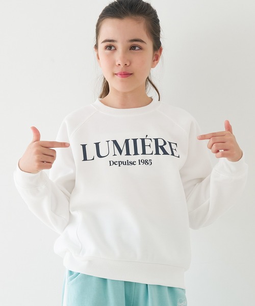 coca(coca)(コカ)の「【WEB限定セール】キッズ 親子お揃い裏起毛ラグランロゴスウェット(スウェット・キッズ・ブルー/ライトグレー/ホワイト/チャコール・120/130/140/150)」の17枚目の写真