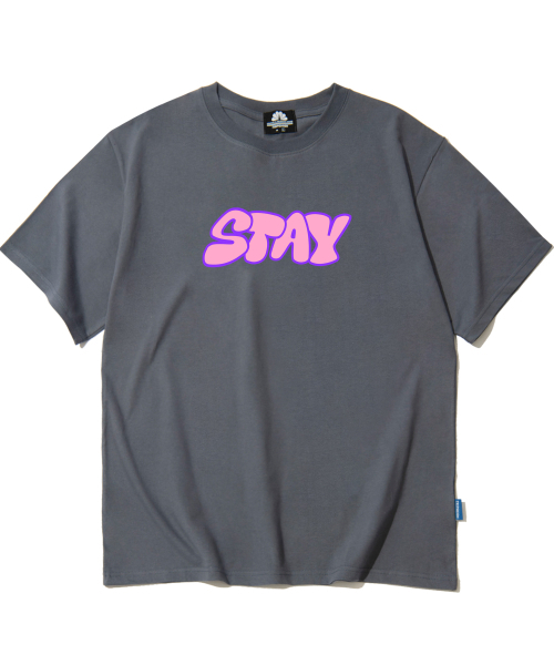 TRIPSHION(トリップション)の「ステイロゴTシャツ - グレー(Tシャツ/カットソー・メンズ・その他・MEDIUM/LARGE/X-LARGE)」の1枚目の写真