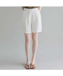 BLANCU（ブランユー）の「ソフトバックバンディングハーフパンツ - ベージュ（その他パンツ）」